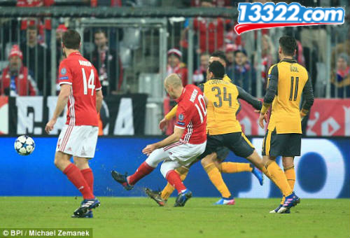 Bayern Munich 5-1 Arsenal: Hiệp 2 cay đắng